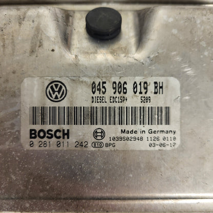 VW LUPO 1.4 ECU / 045906019BH / 0281011242 / EDC15P+ / BOSCH