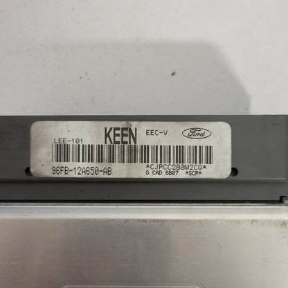 FORD FIESTA ECU / 96FB-12A650-AB / LEE-101 / EEC-V / KEEN / 96FB12A650AB