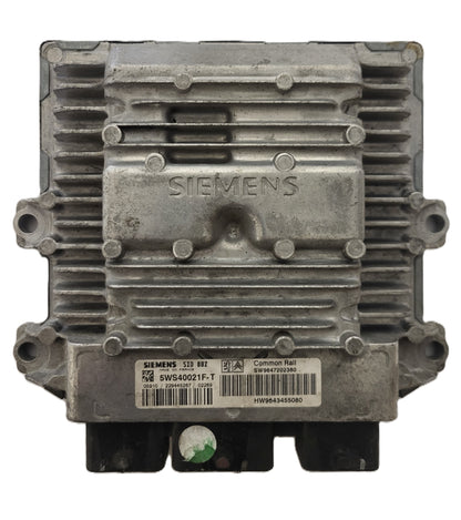 Peugeot Citroen ECU / 5WS40021F-T / 9647202380 / 9643455080 / SID802