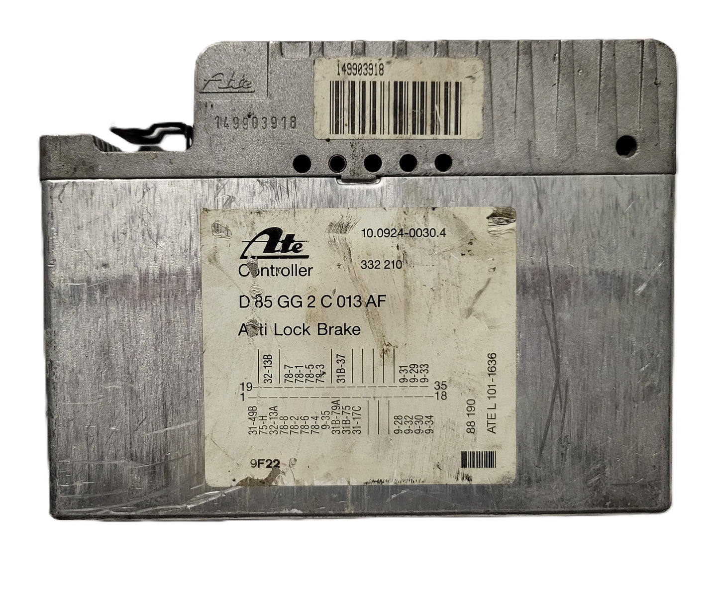 FORD SIERRA SCORPIO ECU ABS / D85GG2C013AF / 10.0924-0030.4 / ATE
