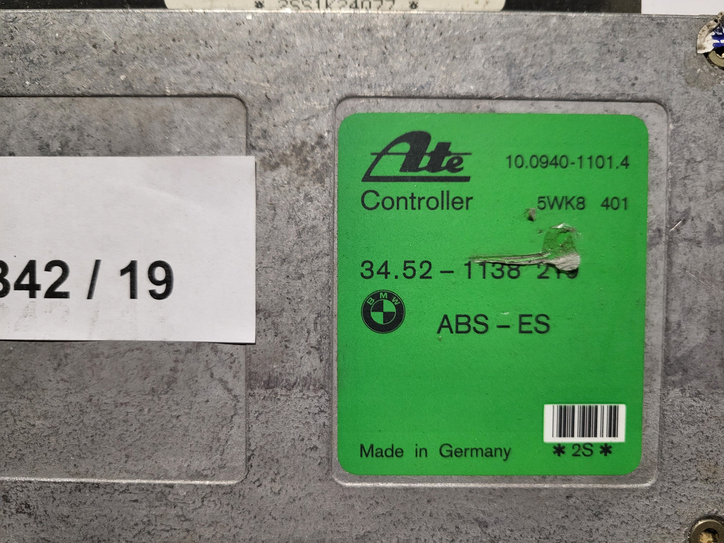 BMW ABS ECU / 5WK8 401 / 34.52-1138219 / 34521138219 / 1138219 /ATE