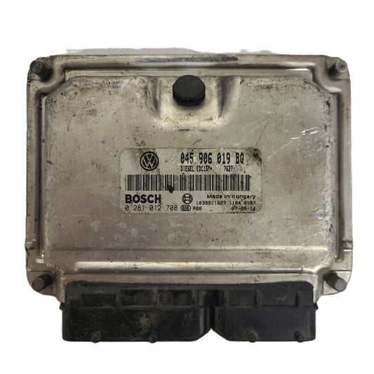VW POLO SEAT IBIZA 1.4 TDI ECU / 045906019BQ / 0281012708 / EDC15P+ / BOSCH