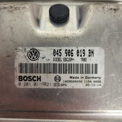 VW POLO SEAT IBIZA 1.4 TDI ECU / 045906019BQ / 0281012708 / EDC15P+ / BOSCH