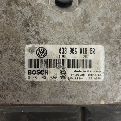 SKODA OCTAVIA ECU / 038906018BR / 0281001850 / BOSCH