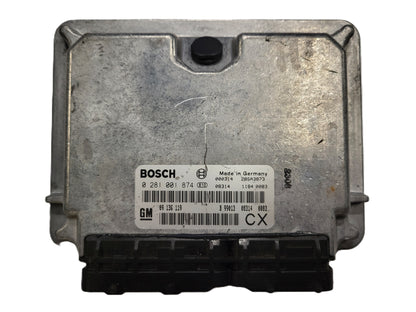 Opel Vectra ECU / 0281001874 / 09136119 / 28SA3873 / BOSCH