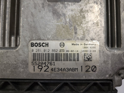 FIAT STILO ECU / 0281012862 / 55204761 / 1039S12189 / BOSCH