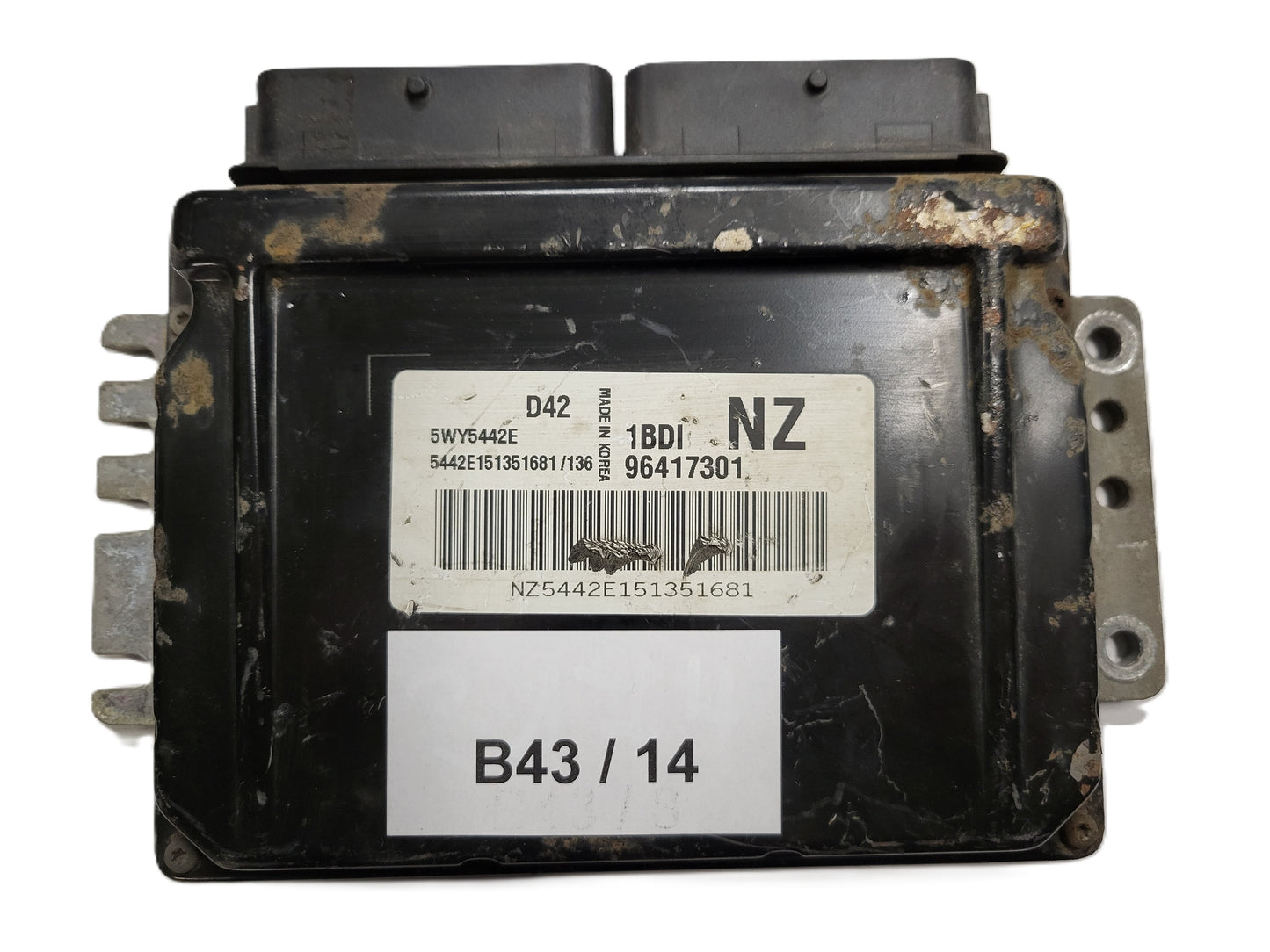 CHEVROLET MATIZ ECU / 96417301 / 5WY5442E / 1BDI / NZ / KEMSCO