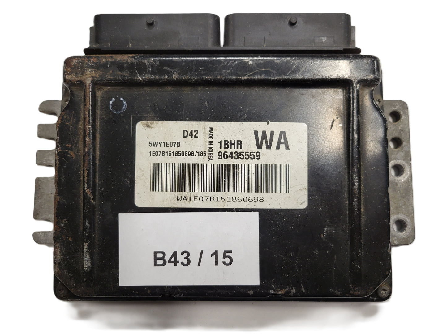 CHEVROLET AVEO KALOS ECU / 96435559 / 5WY1E07B / 1BHR / KEMSCO