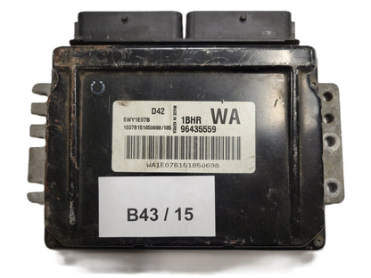 CHEVROLET AVEO KALOS ECU / 96435559 / 5WY1E07B / 1BHR / KEMSCO