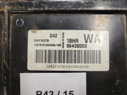 CHEVROLET AVEO KALOS ECU / 96435559 / 5WY1E07B / 1BHR / KEMSCO