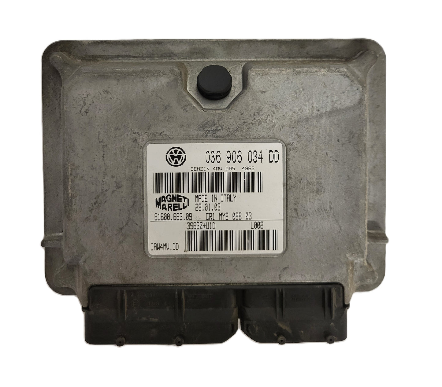 VW POLO ECU / 036906034DD / IAW 4MV.DD / 61600.663.09 / MAGNETI MARELLI