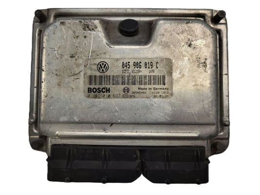 VW VAG POLO GOLF ECU / 045906019C / 0281010697 / EDC15P+ / BOSCH