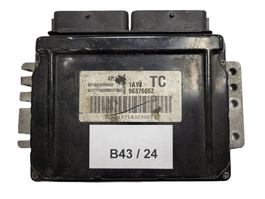 CHEVROLET KALOS ECU / S010016040 A9 / 96376652 / 1AYJ