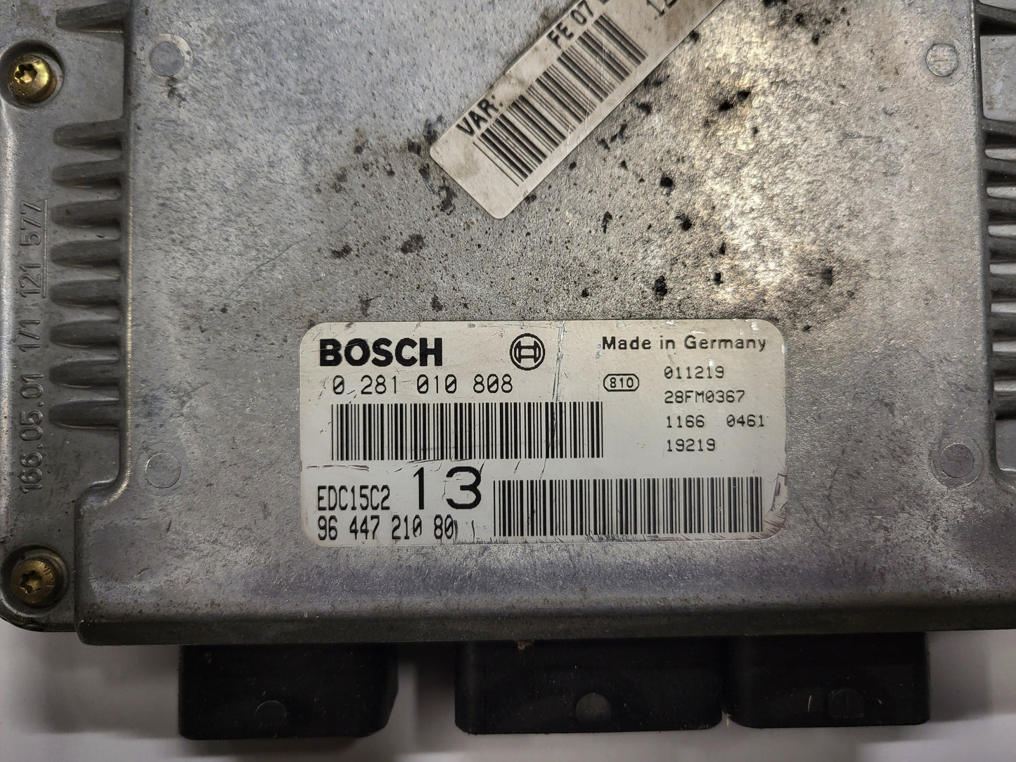 CITREON C5 ECU / 0281010808 / 9644721080 / EDC15C2 / BOSCH
