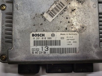 CITREON C5 ECU / 0281010808 / 9644721080 / EDC15C2 / BOSCH