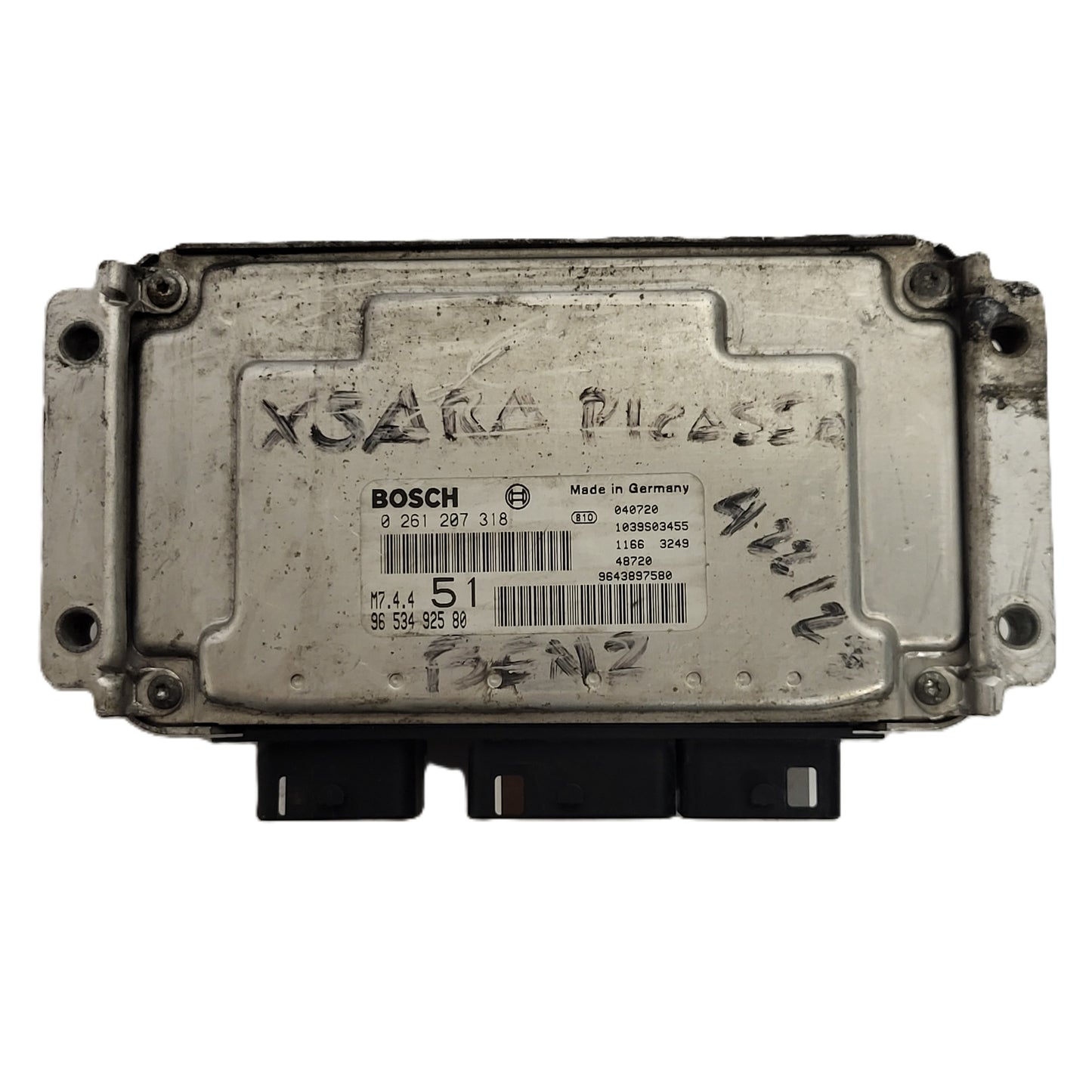Citroen Xsara ECU / 0261207318 / 9653492580 / 9643897580 / BOSCH