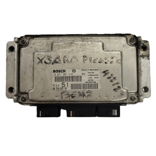 Citroen Xsara ECU / 0261207318 / 9653492580 / 9643897580 / BOSCH