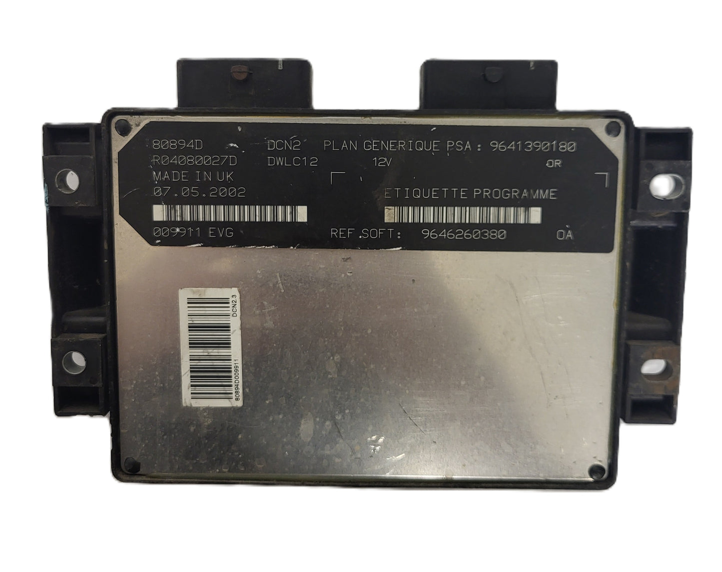 CITROEN BERLINGO ECU / R04080027D / 9641390180 / 9646260380 / DCN2 / DWLC12