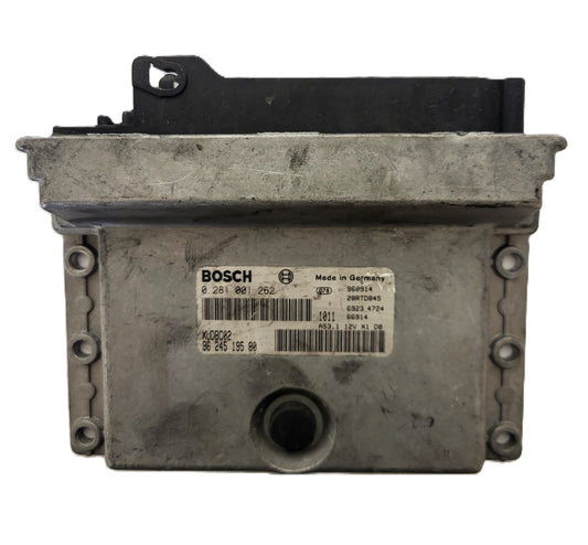 Peugeot 406 ECU / 0281001262 / 9624519580 / XUDBC02 / BOSCH