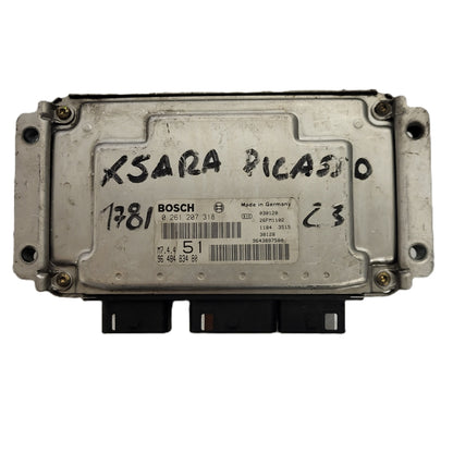 Citroen Xsara ECU / 0261207318 / 9648483480 / 9643897580 / M7.4.4 / BOSCH