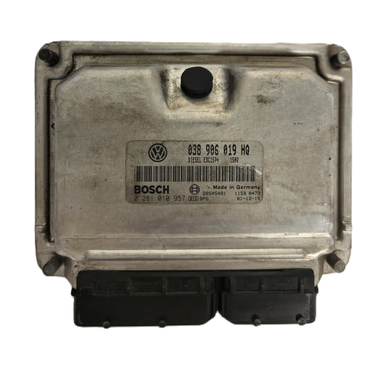 VW SEAT ECU / 038906019HQ / 0281010957 / EDC15P+ / BOSCH