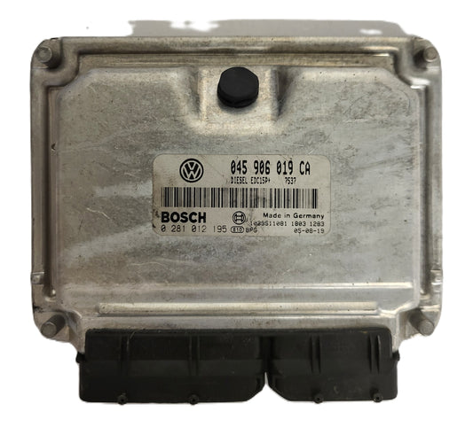 VW POLO ECU / 045906019CA / 0281012195 / EDC15P+ / BOSCH