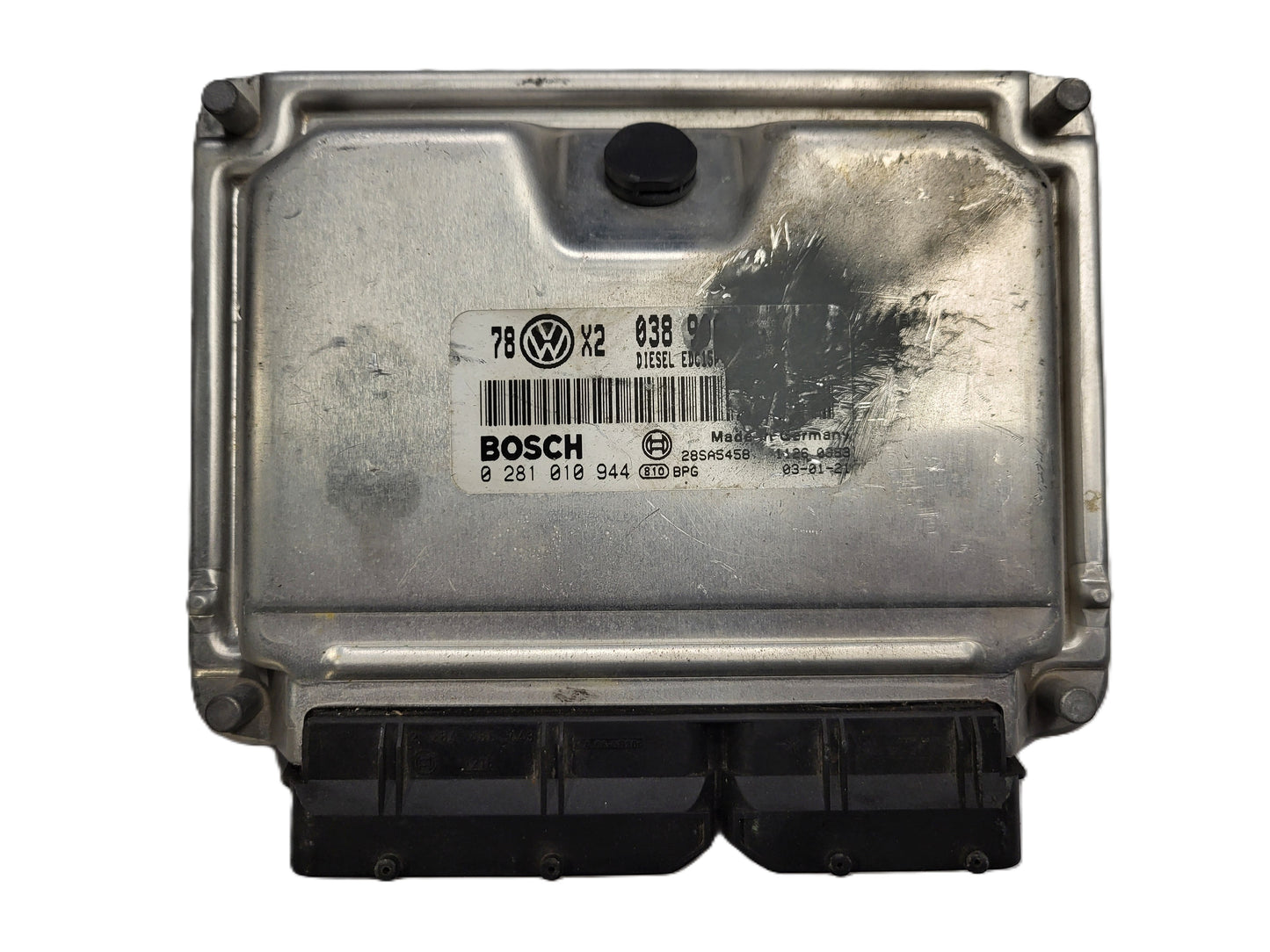 VW ECU / 038906019GL / 0281010944 / EDC15P+ / BOSCH
