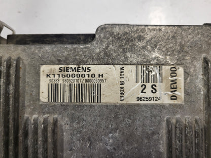 DAEWOO MATIZ ECU / K115000010H / 96259124 / SIEMENS