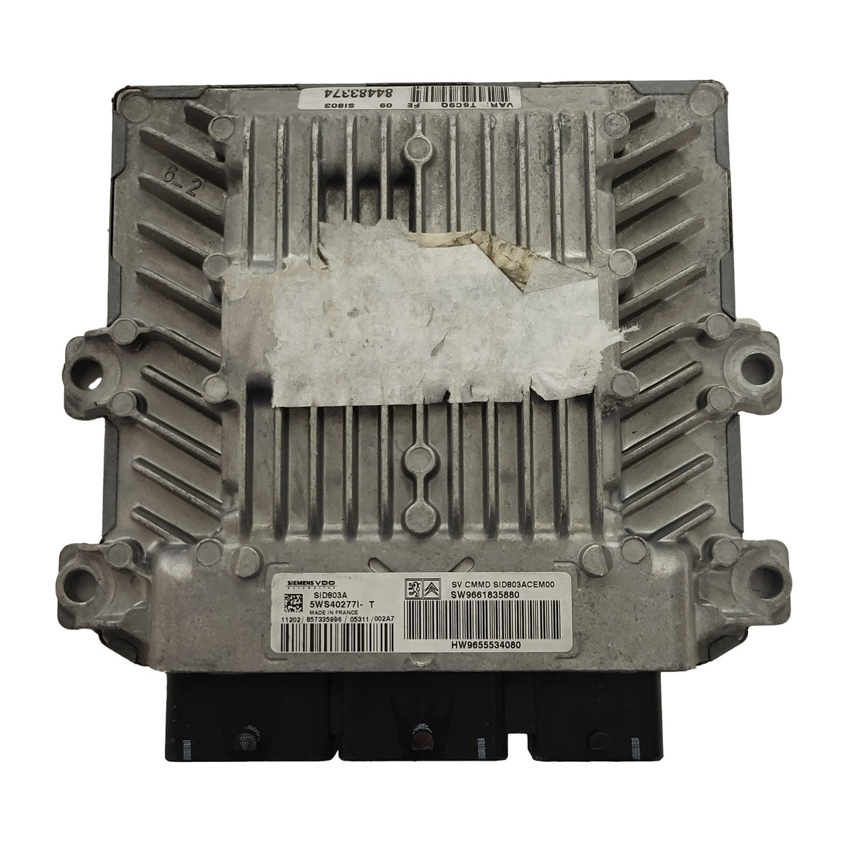 PEUGEOT CITROEN ECU / SID803A / 5WS40277I-T / SW9661835880 / HW9655534080 - B45-15 - 1