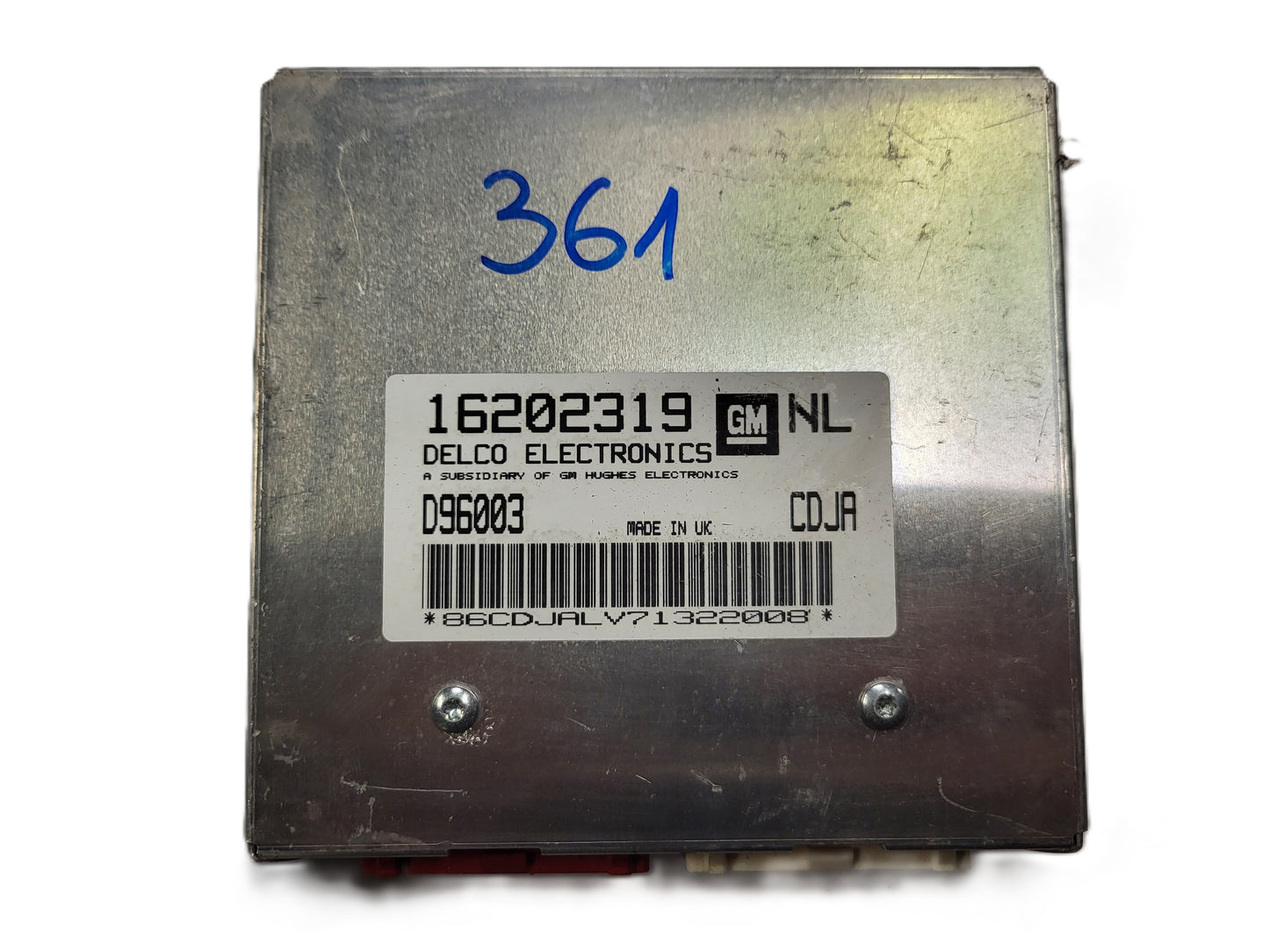 Opel ECU / 16202319 / CDJA / D96003 / GM
