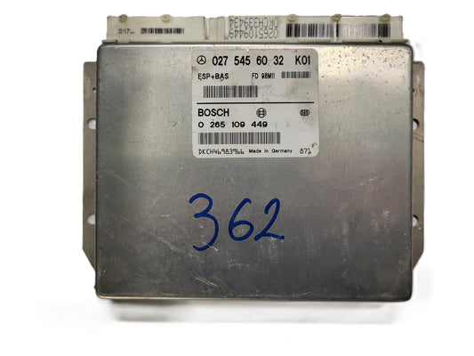 Mercedes a class ecu / 0265109449 / 0275456032 / BOSCH