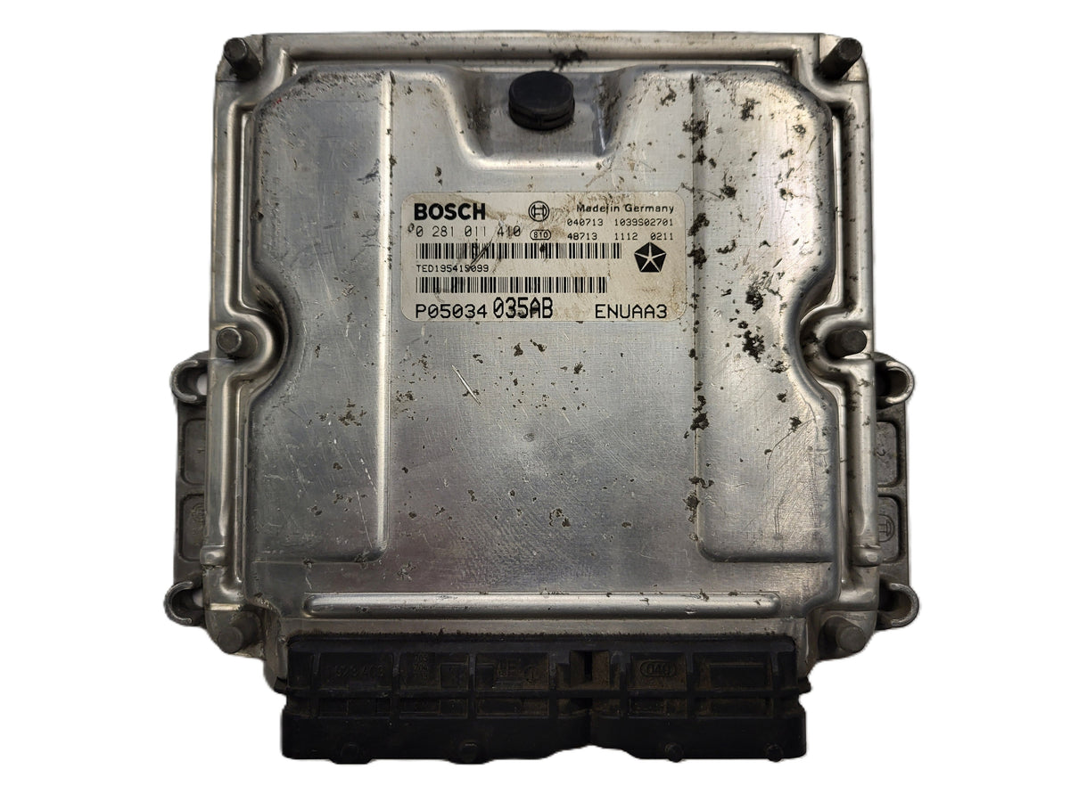 3x CHRYSLER PT CRUISER ECU / 0281011410 / P05034035AB / BOSCH BULK STOCK