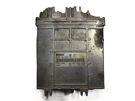 Renault ECU / 0281001969 / 7700113863 / HOM 7700111552 / BOSCH