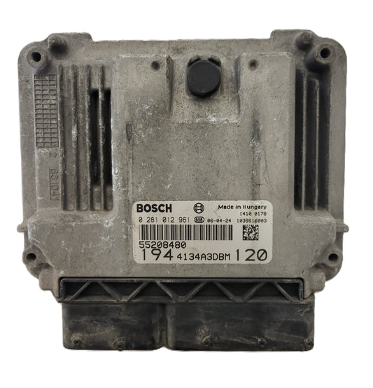 FIAT CROMA ECU / 0281012961 / 55208480 / BOSCH
