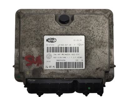 Fiat Seicento 600 ECU / 55187372 / IAW4AF.M9 / 61600.627.05 / MAGNETI MARELLI