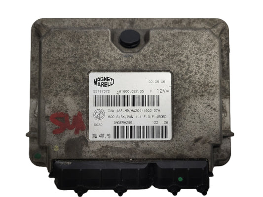 Fiat Seicento 600 ECU / 55187372 / IAW4AF.M9 / 61600.627.05 / MAGNETI MARELLI