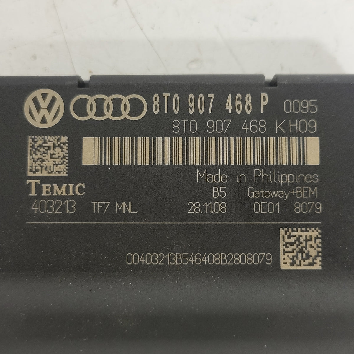 AUDI Modulo centralina gateway / 8T0907468P / 8T0907468 / 403213 / TEMIC - B46-22 - 2