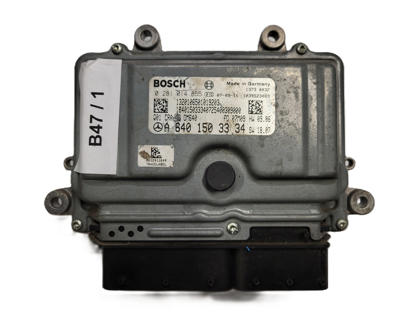 Mercedes ECU / 0281014855 / A6401503334 / OM640 / BOSCH