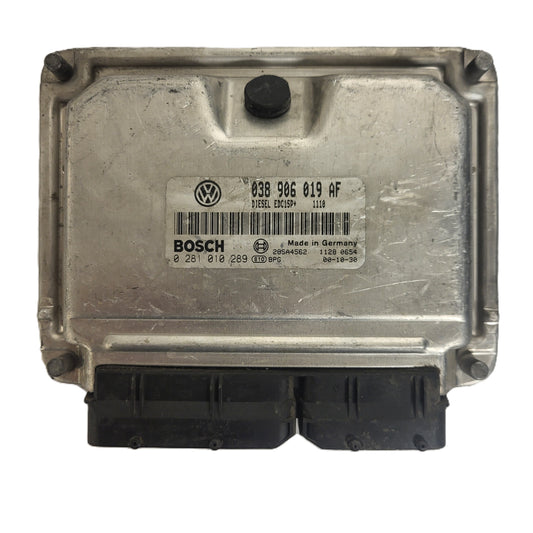 SKODA FABIA ECU / 038906019AF / 0281010289 / EDC15P+ / BOSCH