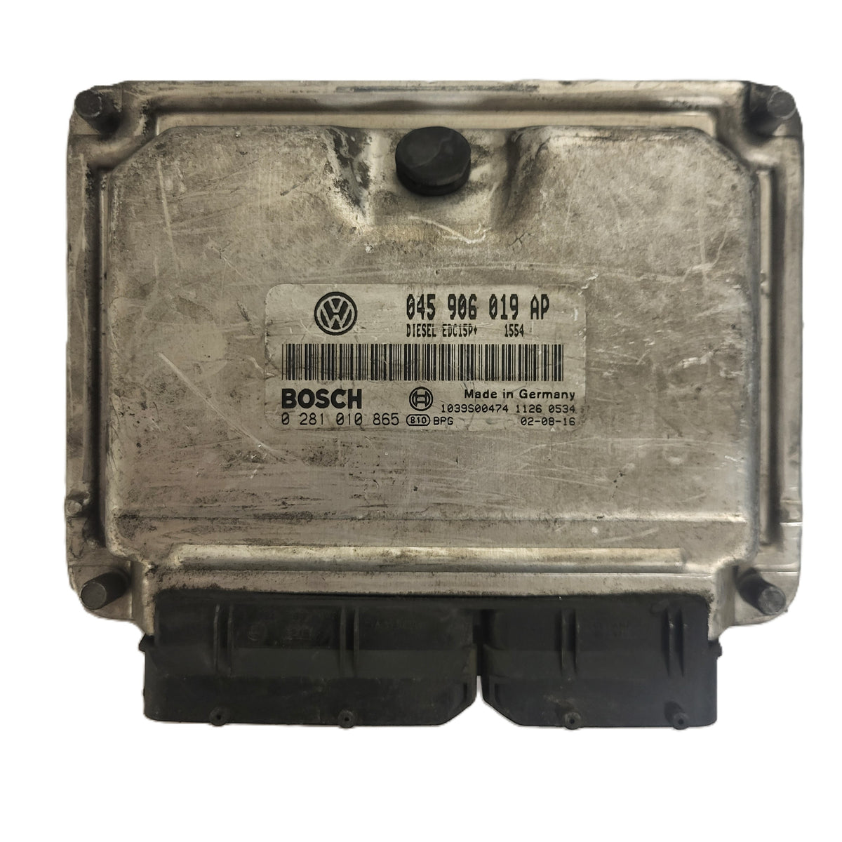 VW GOLF POLO ECU / 045906019AP / 0281010865 / EDC15P+ / BOSCH - B47-08 - 1