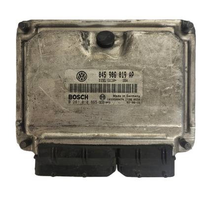 VW GOLF POLO ECU / 045906019AP / 0281010865 / EDC15P+ / BOSCH - B47-08 - 1