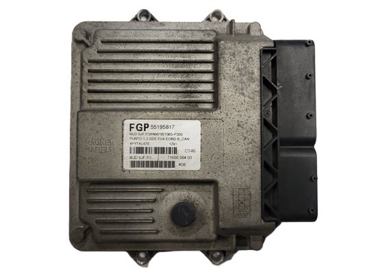 FIAT PUNTO ECU / MJD 6JF.P3 / 55195817 / HW1B / 71600.004.03 / MAGNETI MARELLI