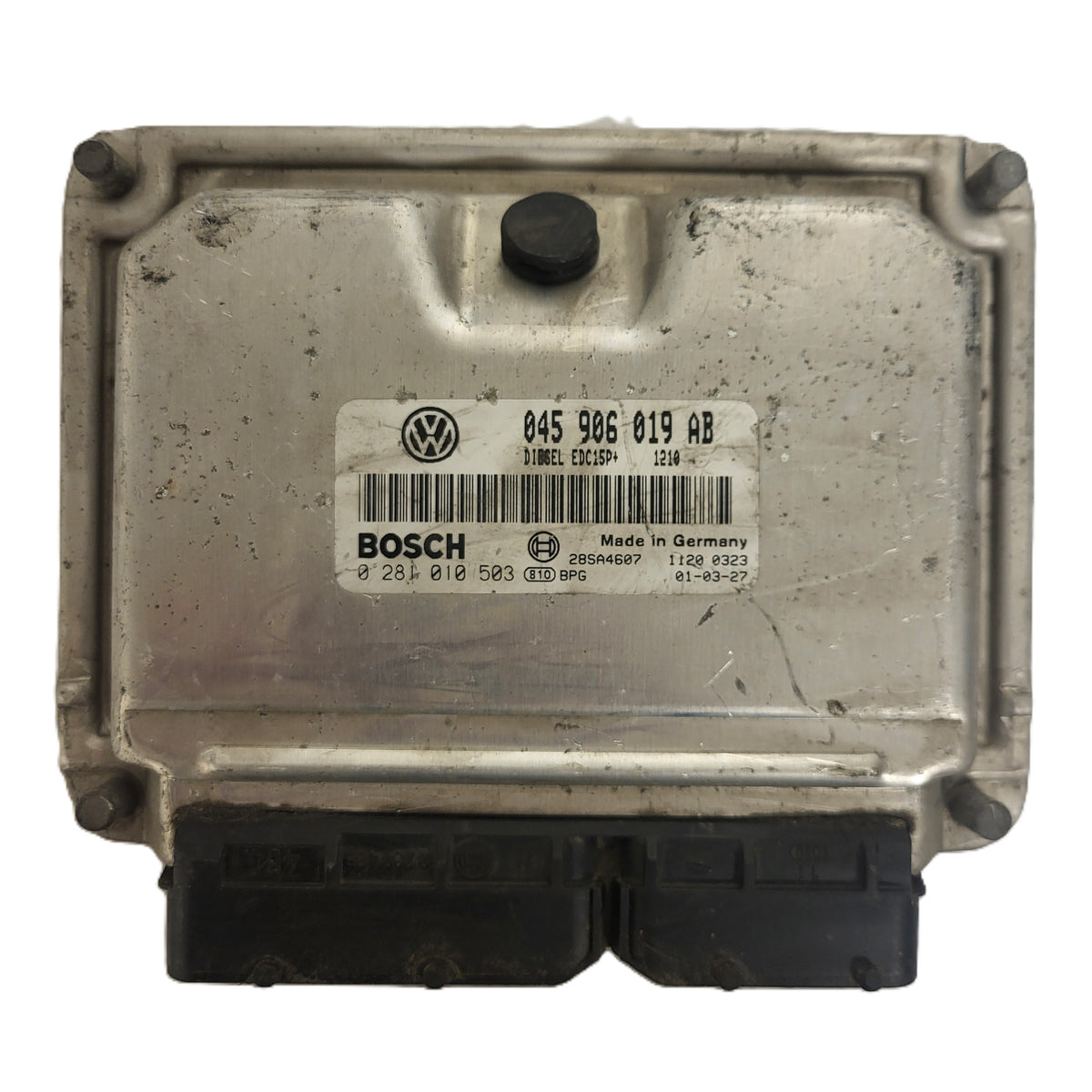 VW POLO 9N ECU / 045906019AB / 0281010503 / EDC15P+ / BOSCH - B47-14 - 1