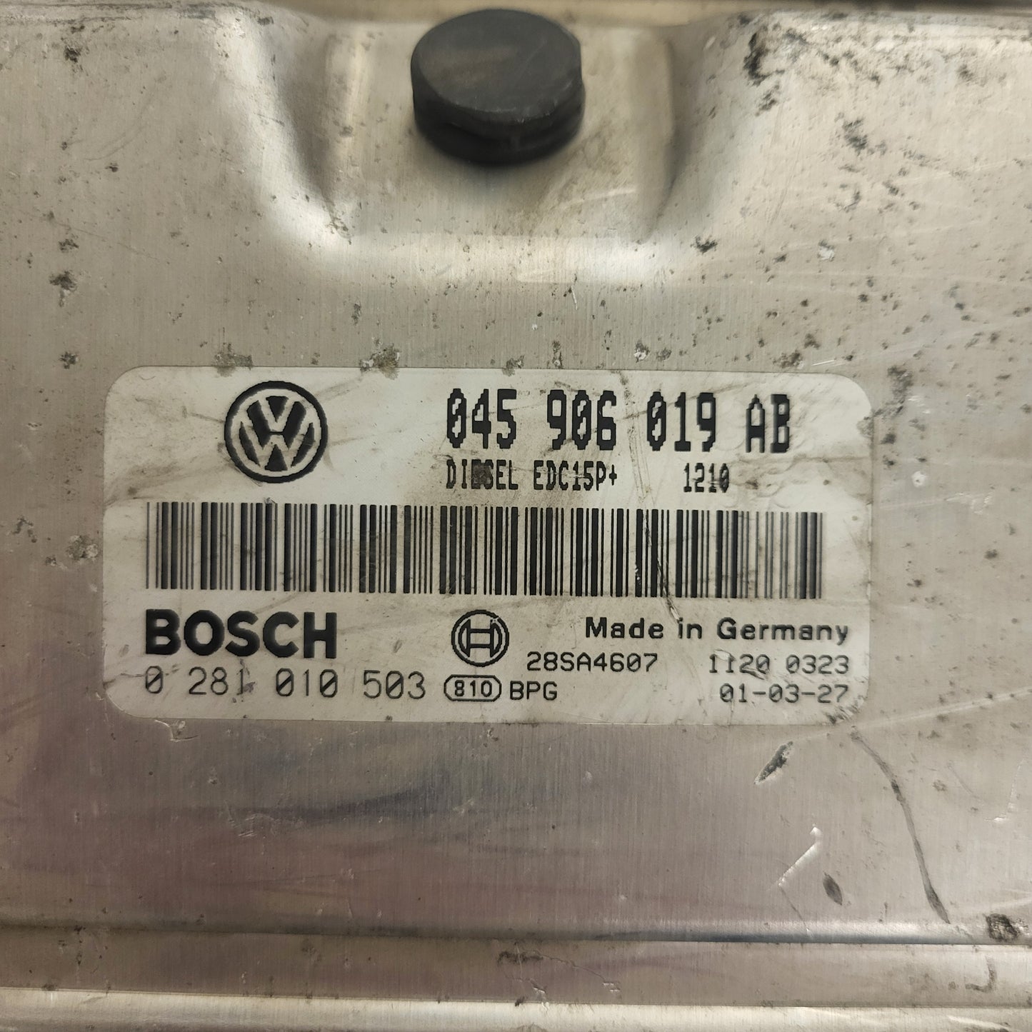 VW POLO 9N ECU / 045906019AB / 0281010503 / EDC15P+ / BOSCH