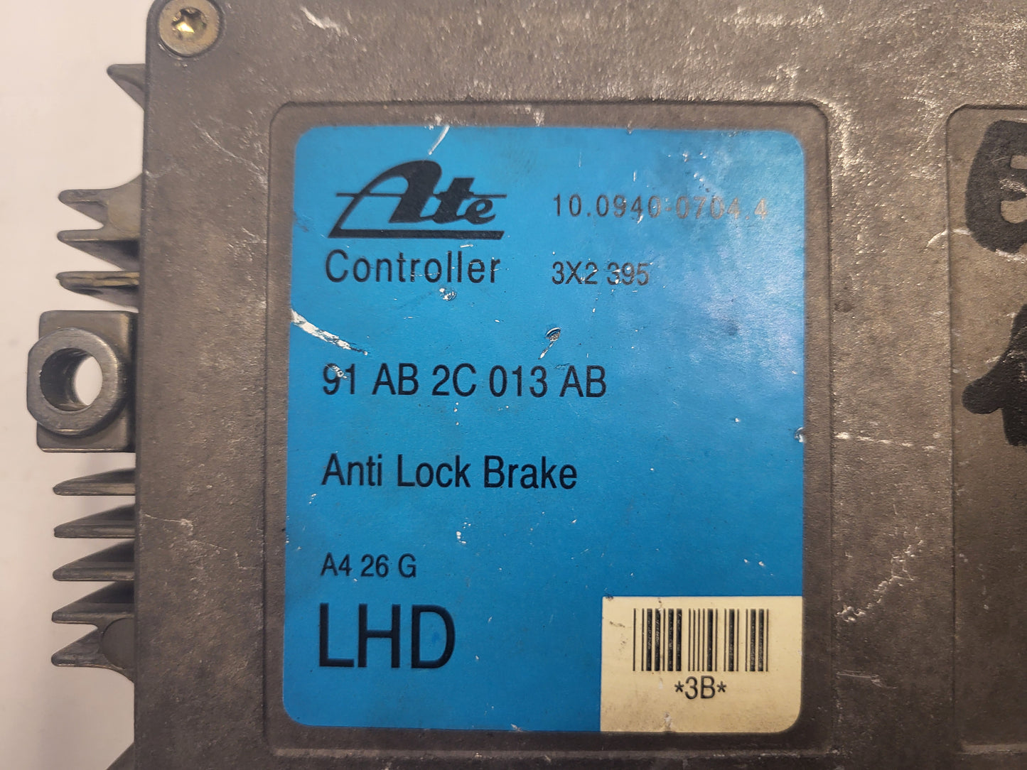 FORD ESCORT ABS ECU / 91AB2C013AB / 10.0940-0704.4 / 3X2395