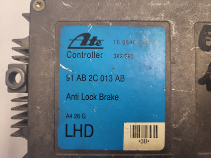 FORD ESCORT ABS ECU / 91AB2C013AB / 10.0940-0704.4 / 3X2395