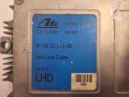 FORD ESCORT ABS ECU / 91AB2C013AB / 10.0940-0704.4 / 3X2395