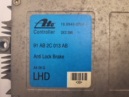 FORD ESCORT ABS ECU / 91AB2C013AB / 10.0940-0704.4 / 3X2395