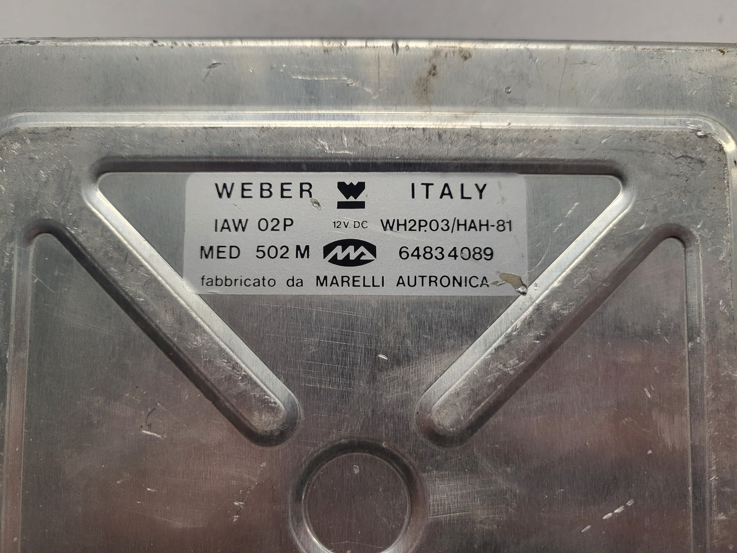 LANCIA FIAT DELTA ECU / IAW 02P / WH2P.03 / WH2P.03 / HAH-81 / 64834089 / MED 502M