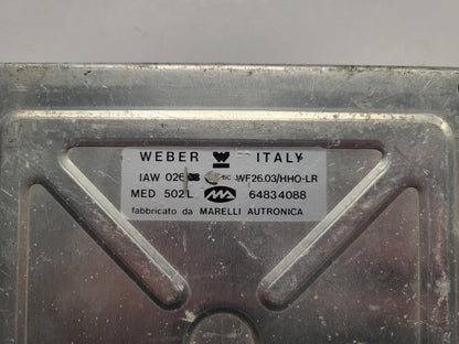 LANCIA FIAT ECU / IAW 026/03 / WF26.03/HHO-LR / MED 502L / 64834088 / WEBER